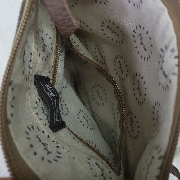 Myra Handbags Dual Strap Small Bag S-1150 NWT Two Tone With Hair Hide - Picture 7 of 10